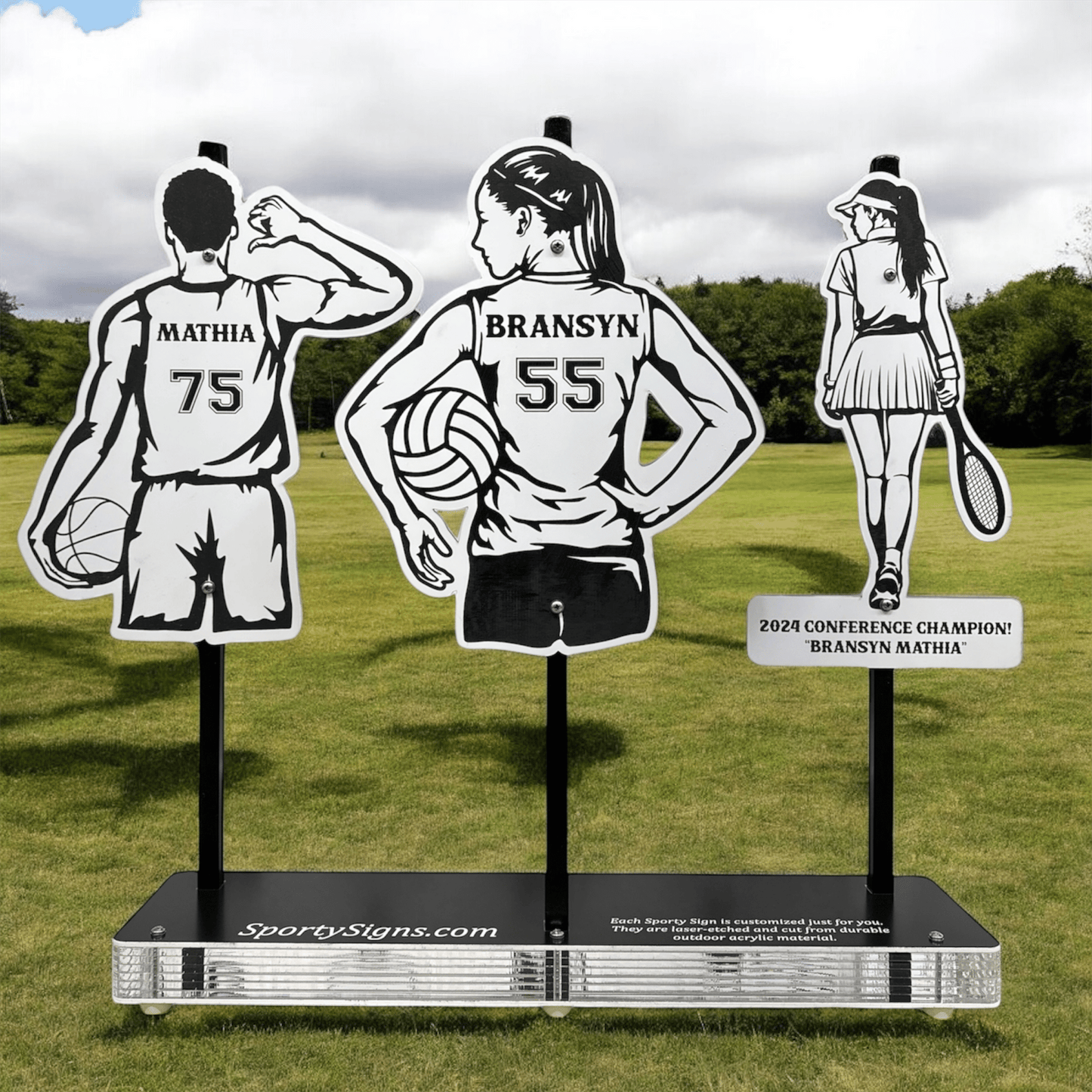 Personalized Hockey Player Sports Sign - Sporty Signs