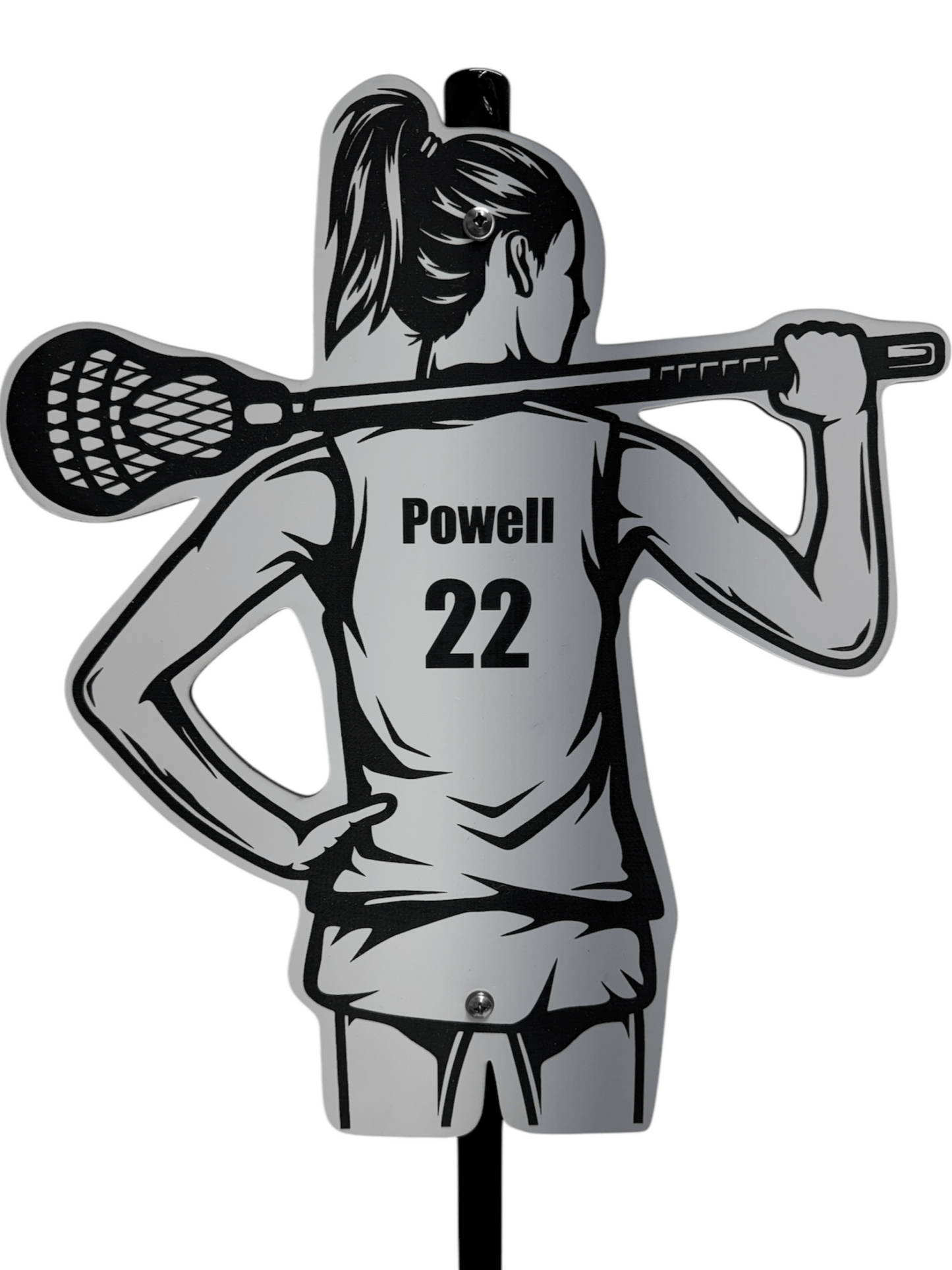 Personalized Lacrosse Player Sports Sign - Sporty Signs