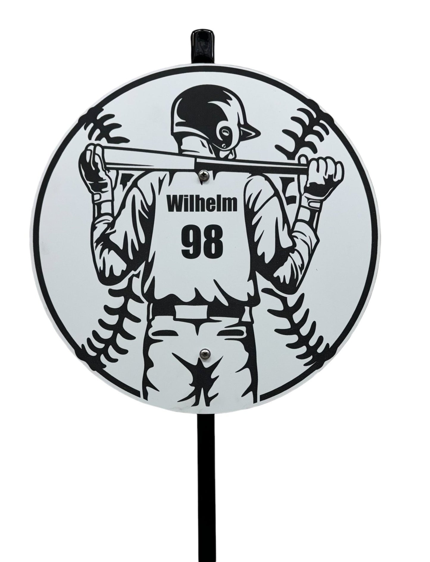 Personalized Baseball Player Sports Sign - Sporty Signs