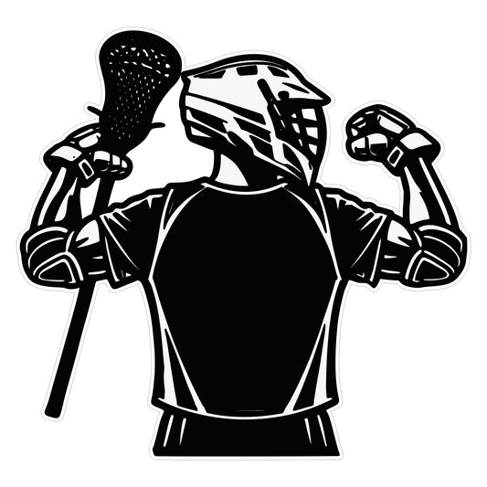 Personalized Lacrosse Player Sports Sign - Sporty Signs