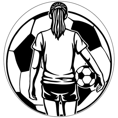 Personalized Soccer Player Sports Sign - Sporty Signs