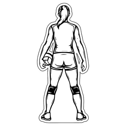 Personalized Volleyball Player Sports Sign - Sporty Signs