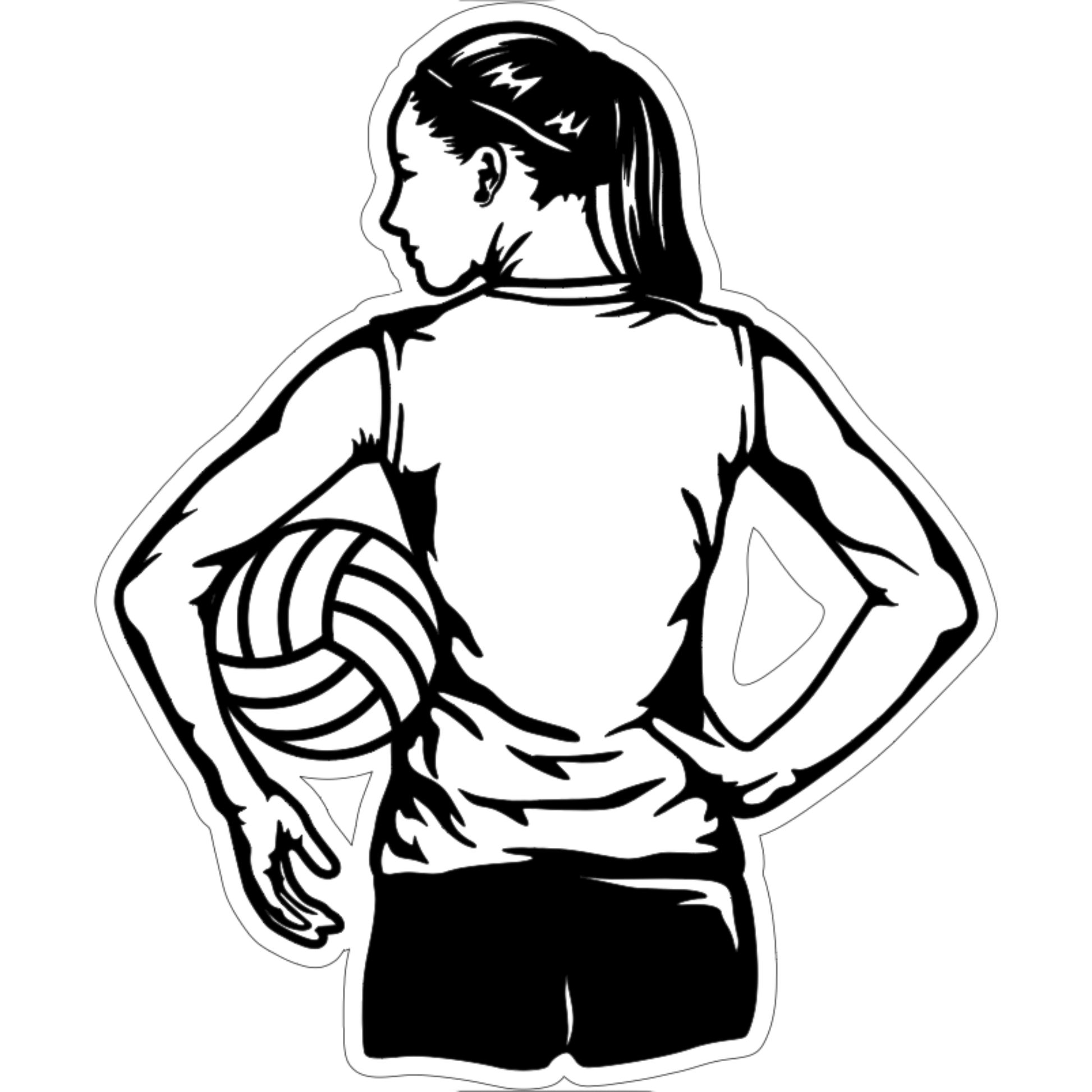 Personalized Volleyball Player Sports Sign - Sporty Signs